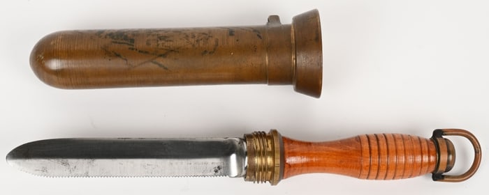 WWII US NAVY MARK V DIVER’S KNIFE VINCE EASTON PA