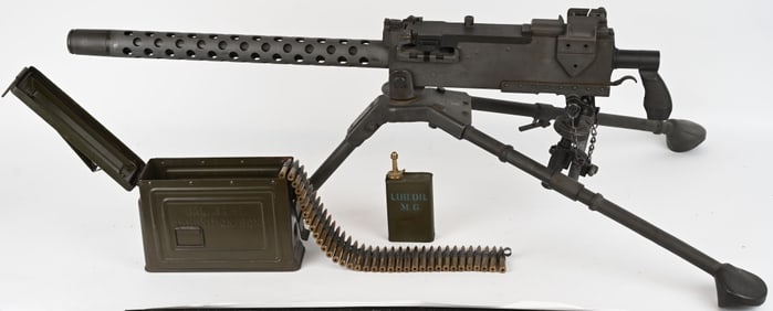 WWII US ARMY DISPLAY M1919A4 BROWNING MACHINE GUN