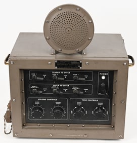 WWII US NAVY MARK V TYPE 957 DIVER DIVING RADIO