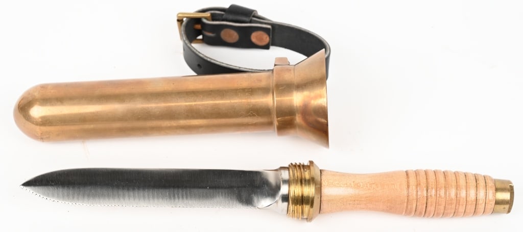 US NAVY DIVE KNIFE MORSE DIVING EQUIPMENT CO.: Morse started to operate under this name in 1940 and Zip Codes were introduced in 1963 so it is fair to say this knife was made after 1963. The MK V Dive Knife became part of the MK V Diving System in