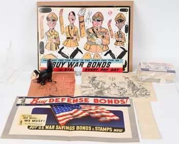 ANTI AXIS POSTERS ADVIRTISEMENT CARDS BOOT HITLER