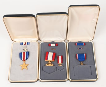 VIETNAM ERA NAMED MEDAL GROUP DSC DSM SS