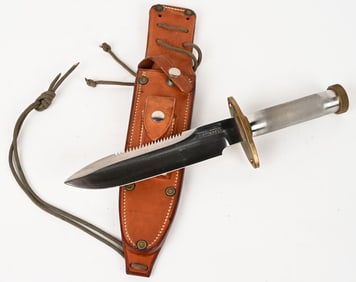 5TH GROUP NAMED RANDALL MODEL 18 FIGHTING KNIFE