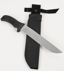 MAD DOG U.S.M.C Sniper FIGHTING KNIFE W SCABBARD