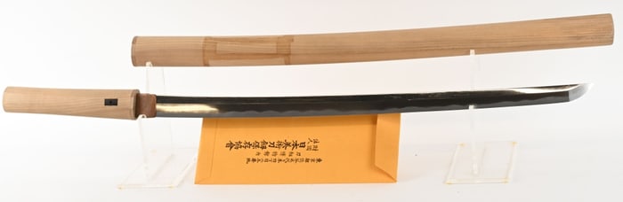 JAPANESE WAKIZASHI CIRCA 1578 TENSHO 5TH YEAR