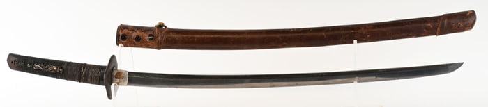 JAPANESE WAKIZASHI RYAKUSHIKI GUNTO KATANA SWORD