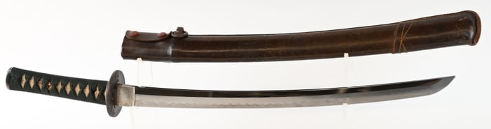 JAPANESE WAKIZASHI SWORD w/ SAYA