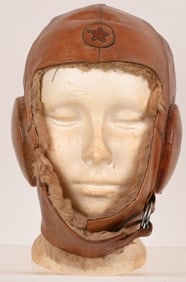 WWII JAPANESE PILOT’S LEATHER FLIGHT HELMET WW2