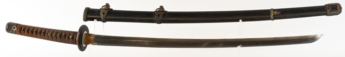 WWII JAPANESE KYU GUNTO SIGNED TANG KATANA WW2