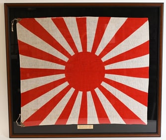 WWII JAPANESE ARMY RISING SUN WAR FLAG WW2