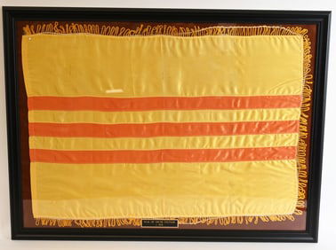 SOUTH VIETNAMESE RVN BATTLE FLAG VIETNAM WAR
