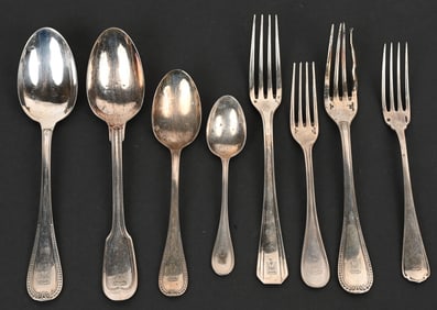 SADDAM HUSSEIN SILVER TABLEWARE PALACE IN BAGHDAD