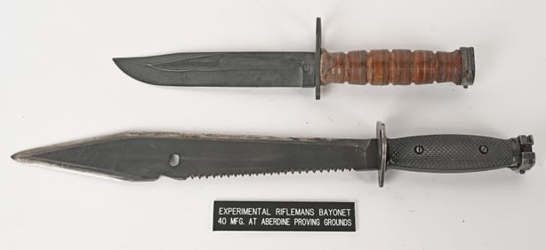 EXPERIMENTAL FIGHTING KNIFE / BAYONET LOT CAMILLUS