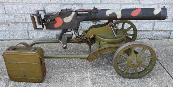 WWII RUSSIAN SOVIET M1910 MAXIM CARRIAGE MOUNT WW2