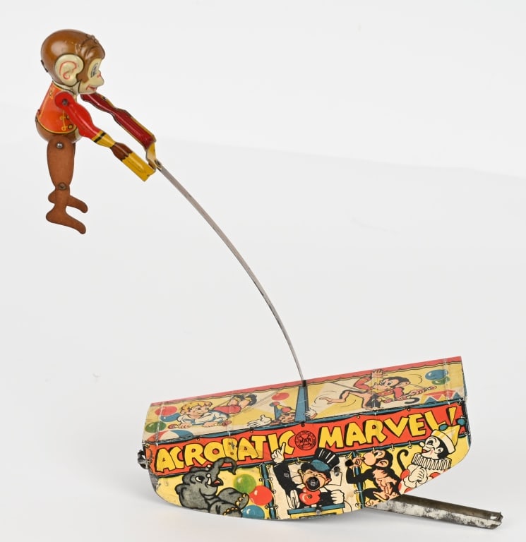 MARX TIN WINDUP ACROBATIC MARVEL (1 of 8)