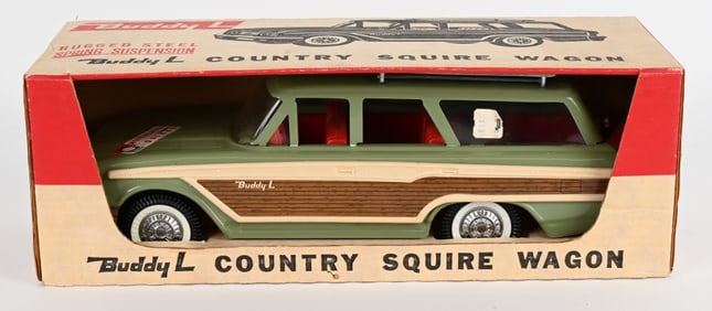 BUDDY L #5305 COUNTRY SQUIRE WAGON w/ BOX