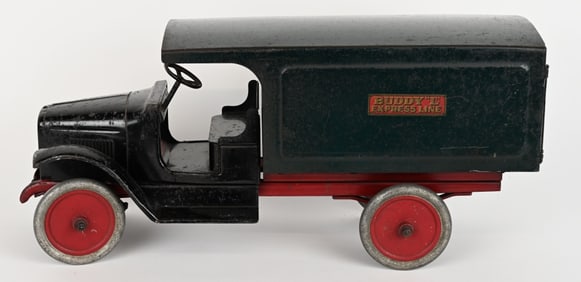 BUDDY L 1920'S EXPRESS LINE BOX TRUCK