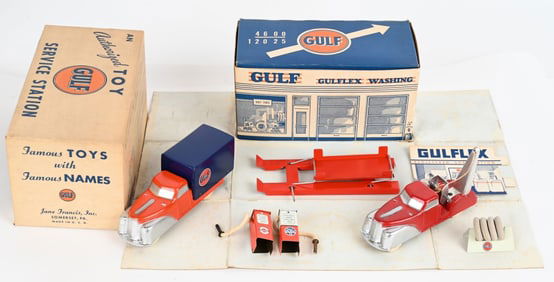 JANE FRANCIS GULF GASOLINE TOY SERVICE STATION
