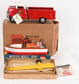 STRUCTO NO. 601 DELUXE CAMPER SET w/ BOX