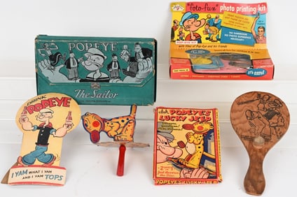 VINTAGE POPEYE TOYS & MORE