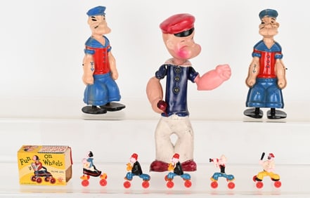 LOT OF POPEYE FIGURES