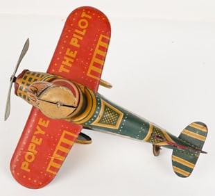 MARX TIN WINDUP POPEYE PILOT