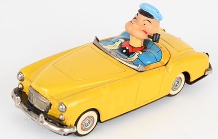 LINEMAR TIN FRICTION POPEYE ROADSTER