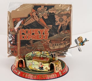 MARX TIN WINDUP POPEYE EXPRESS