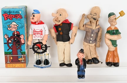 VINTAGE POPEYE TOYS