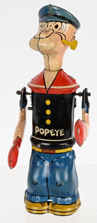 CHEIN TIN WINDUP POPEYE SHADOW BOXER (1 of 8)