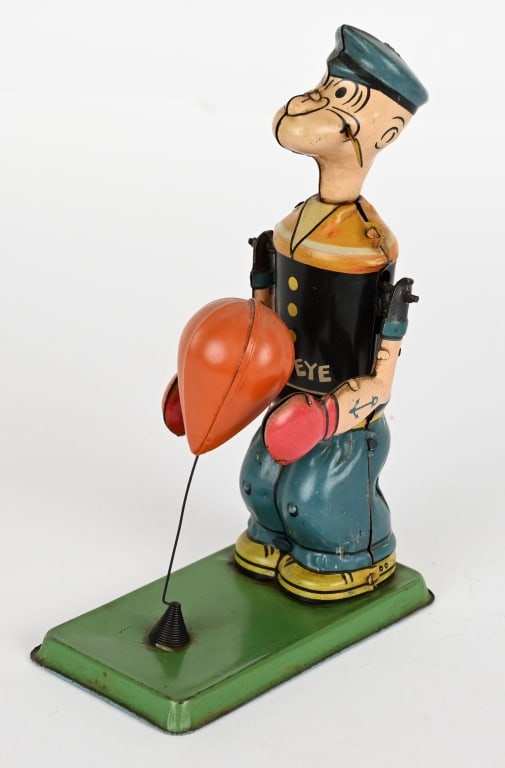 CHEIN TIN WINDUP POPEYE FLOOR PUNCHER (1 of 10)