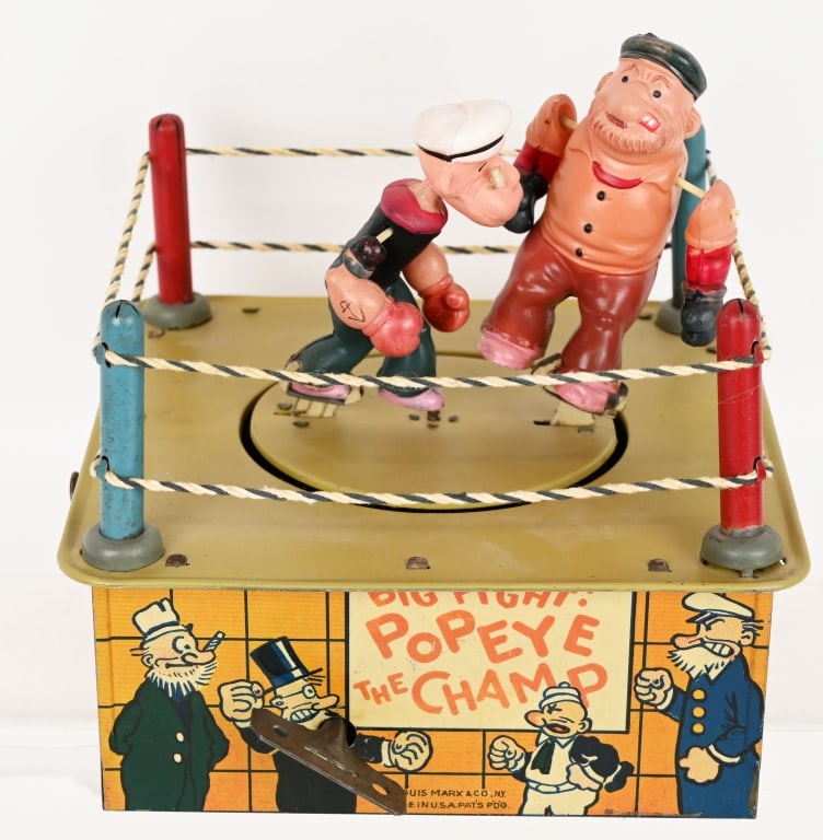 MARX TIN WINDUP POPEYE THE CHAMP (1 of 10)