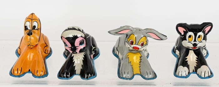 4- MARX TIN FRICTION DISNEY TOYS