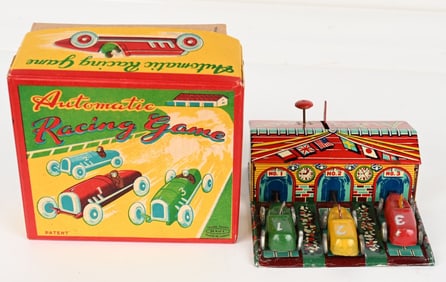 JAPAN AUTOMATIC RACING GAME w/ BOX
