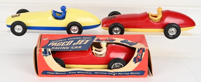 3- PAGCO WINDUP RACE CARS