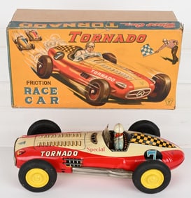 JAPAN TIN FRICTION SPECIAL TORNADO RACER w/ BOX