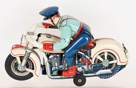 JAPAN BATTERY OPERATED HIGHWAY PATROL MOTORCYCLE