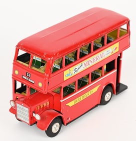 YONE TIN FRICTION DOUBLE DECKER BUS w/ BOX
