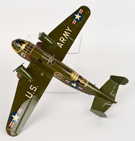 MARX TIN WINDUP US ARMY AIRPLANE