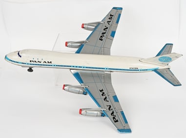 ATC TIN FRICTION PAN AM BOEING 747 JET LINER