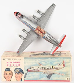 JAPAN BATTERY OP VISCOUNT AIR LINER w/ BOX