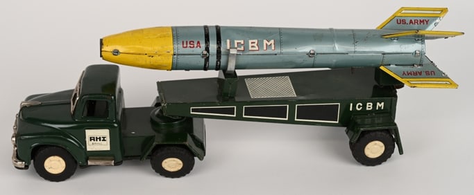 JAPAN TIN FRICTION U.S. ARMY ROCKER TRUCK