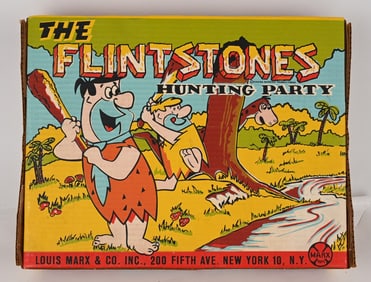 MARX #2288 FLINTSTONE HUNTING PARTY PALY SET MIB
