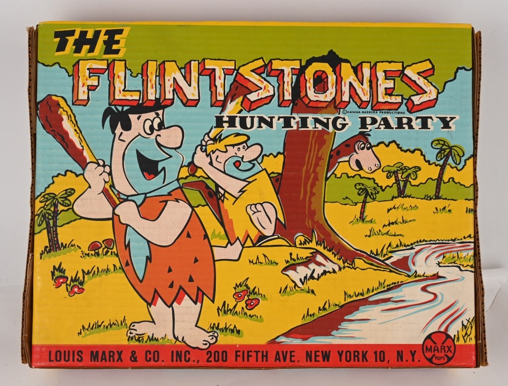 MARX #2288 FLINTSTONE HUNTING PARTY PALY SET MIB (1 of 5)