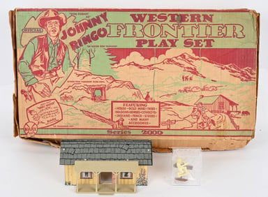 MARX #4784 JOHNNY RINGO WESTERN FRONTIER PLAY SET