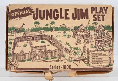 MARX #3706 SERIES 1000 OFFICIAL JUNGLE JIM PLAY SE