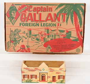 MARX 4729 CAPTAIN GALLANT FOREIGN LEGION PLAY SET