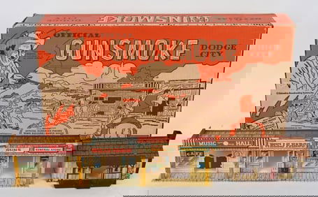 MARX #4268 #2000 GUN SMOKE DODGE CITY PLAY SET