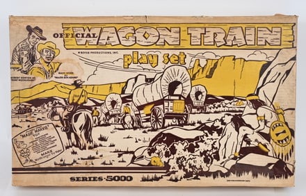 MARX #4999 SERIES 5000 WAGON TRAIN PLAY SET