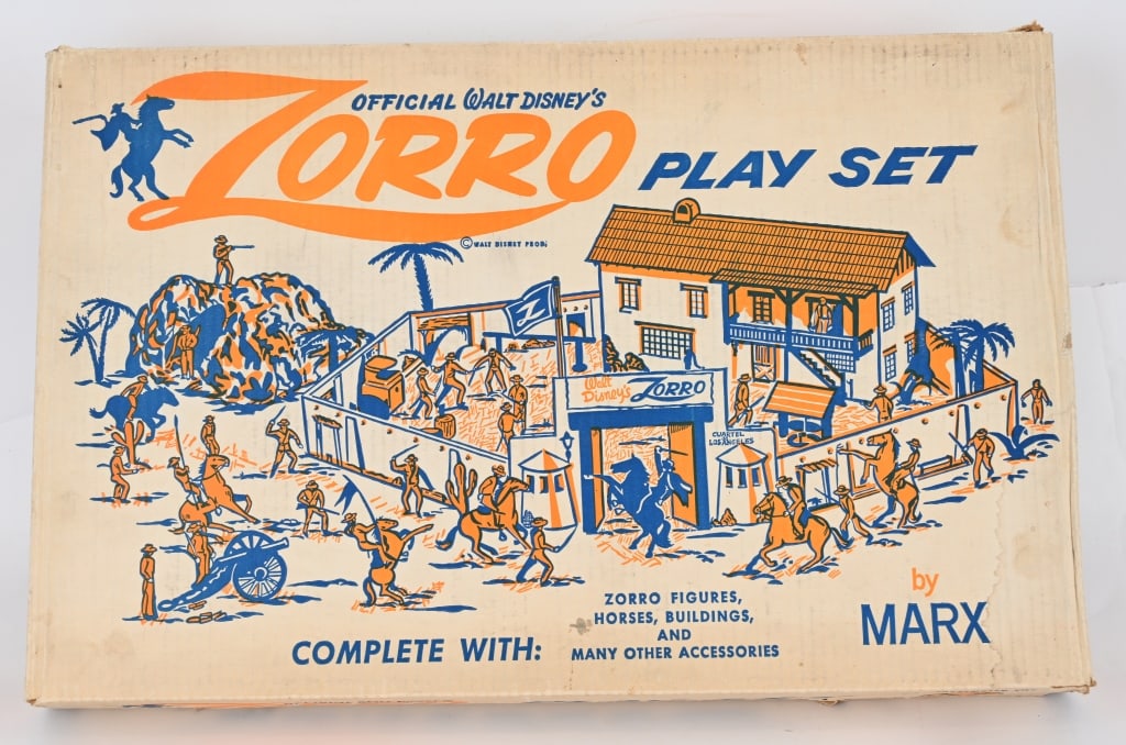 MARX #3759 ZORRO PLAY SET (1 of 6)